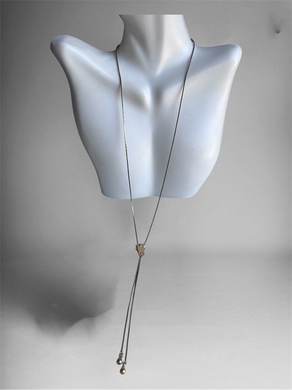 3/$20 VTG Zipper Pull Lariat Necklace
